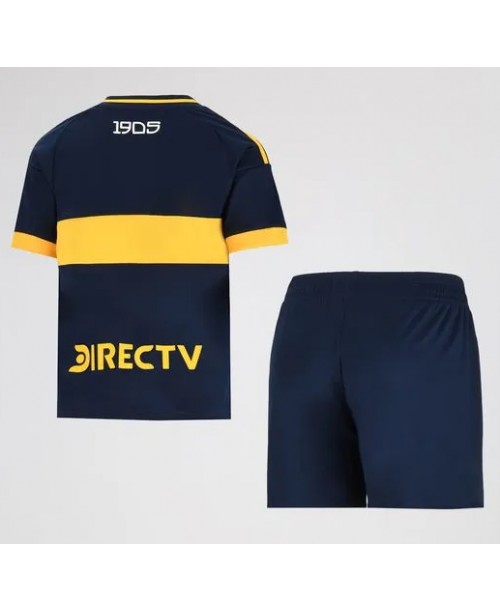 Günstige Boca Juniors Heimtrikotsatz Kinder 2025-26 Kurzarm (+ Kurze Hosen)